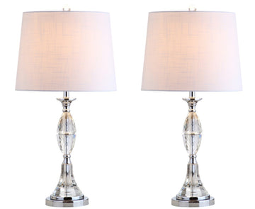Reid 25.5" Crystal LED Table Lamp - JONATHAN Y